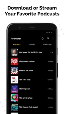 Podkicker android App screenshot 9